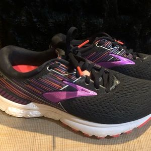 Brooks Black/purple/coral Women’s Adrenaline 19 Sneakers  Size 7.5 D